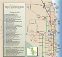 Palm Beach County Visitors Map